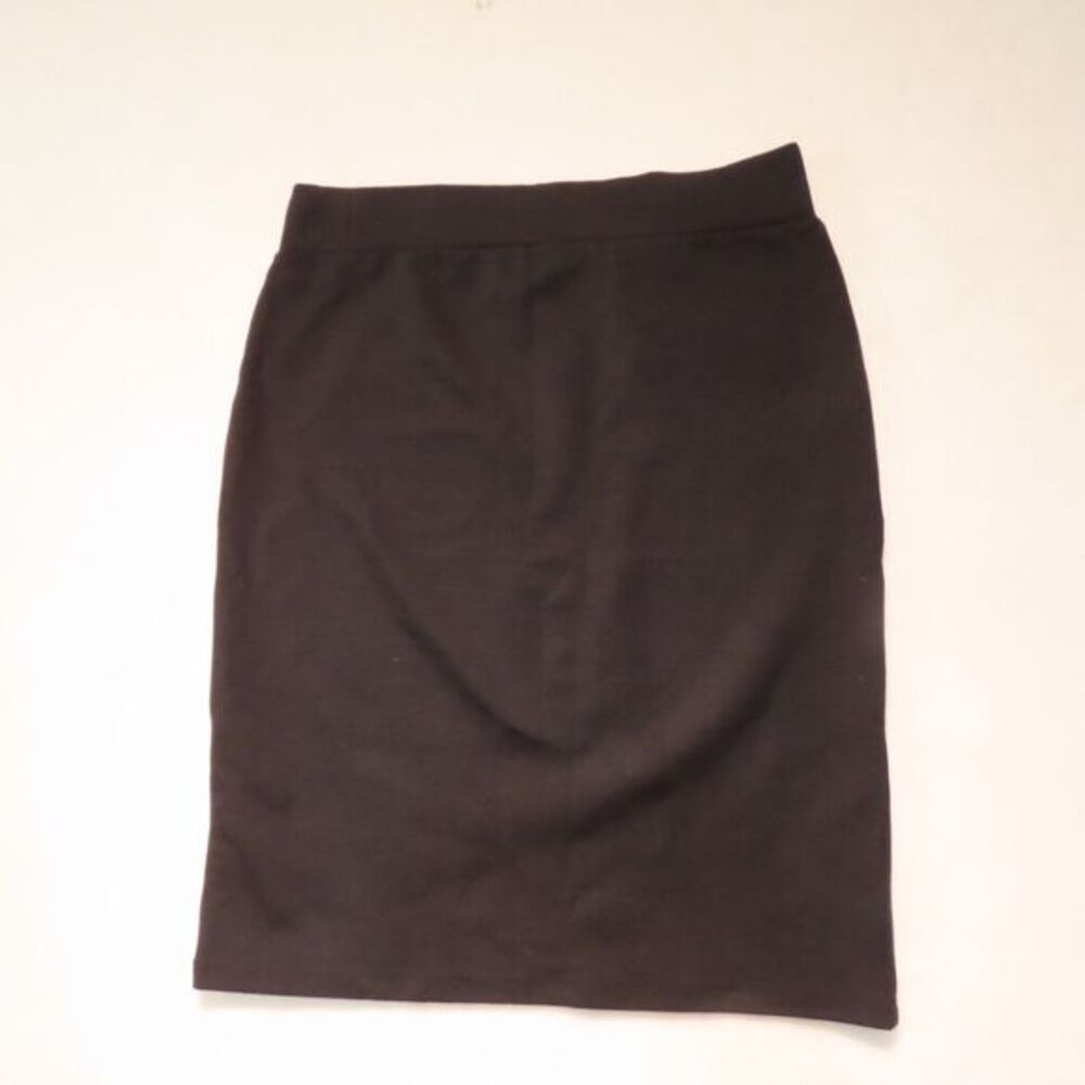 Toad&Co Womens Black Samba Pencil Skirt Knit Hidden Zip Pocket Small